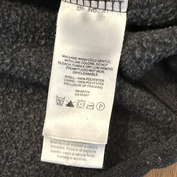 Columbia Charcoal Benton Springs Full Zip Fleece Jacket - Picture 3 of 4